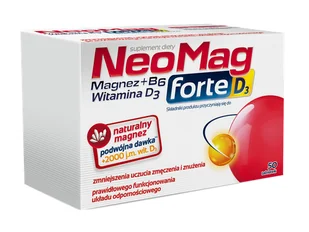 Aflofarm Neomag forte D3 x 50 tabl - Witaminy i minerały - miniaturka - grafika 1