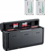 Ładowarki samochodowe - Ładowarka Usb Type-c + 2x Akumulator Bateria Typ Sony Np-bx1 Npbx1 Telesin / Cmr-001 - miniaturka - grafika 1