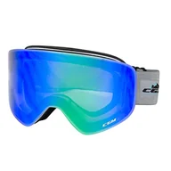 Gogle i okulary motocyklowe - CGM 781A MAG Biały|IRIDIUM PLUS Zielony S2 (18%-43%) - miniaturka - grafika 1