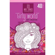 Rozwój osobisty - Kolorowanka antystresowa Girly world - miniaturka - grafika 1