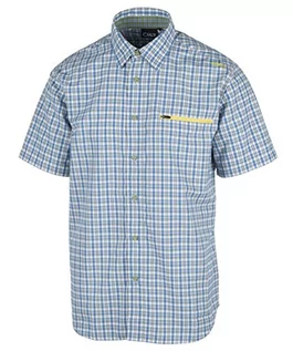 Koszule męskie - CMP Męska koszula outdoorowa 3t54077 niebieski Cobalto-Salvia-Avocado 54 - grafika 1