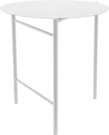 Stoły ogrodowe - Stolik ogrodowy Disc jasnoszary składany - miniaturka - grafika 1