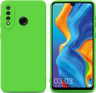 Etui i futerały do telefonów - Pokrowiec Cadorabo do Huawei P30 LITE z zielonym silikonowym etui TPU na telefon komórkowy - miniaturka - grafika 1