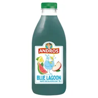 Soki i napoje niegazowane - Andros Blue Lagoon Napój bezalkoholowy 1 l - miniaturka - grafika 1