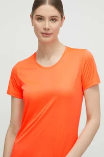Jack Wolfskin t-shirt sportowy Tech kolor pomarańczowy - Koszulki sportowe damskie - miniaturka - grafika 1