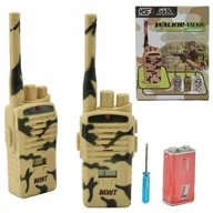 Zabawki interaktywne dla dzieci - WALKIE-TALKIE DLA DZIECI KRÓTKOFALÓWKA ZESTAW 2SZT - miniaturka - grafika 1