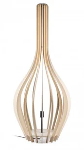 Duża lampa stojąca PLYWOOD 148 cm BOHO - Lampy stojące - miniaturka - grafika 1