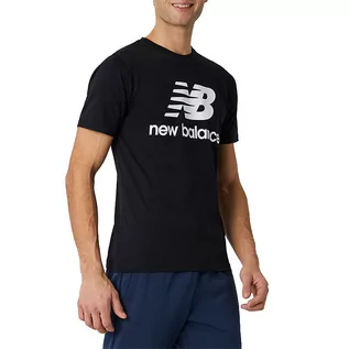 Koszulki sportowe męskie - Koszulka New Balance  MT01575BK - czarna - grafika 1