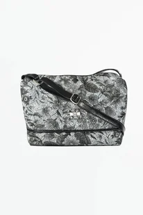 Torebka skórzana listonoszka w kwiaty - Torebki damskie Torebka skórzana listonoszka w kwiaty - Torebki damskie - miniaturka - grafika 1