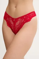 Majtki damskie - Guess brazyliany MONICA kolor czerwony z koronki O4BE18.KCC70 - miniaturka - grafika 1