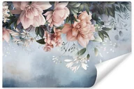 Fototapety - Fototapeta Flizelinowa Do Salonu Rośliny KWIATY Liście Ombre Efekt 3D 360cm x 240cm - miniaturka - grafika 1