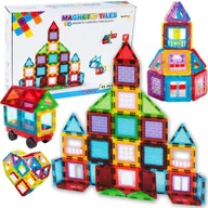 Klocki - Magnetic ElektroStator Edukacyjne Klocki Magnetyczne 45 elementów 3D Y277 Y277 - miniaturka - grafika 1