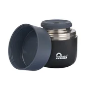 Shakery i bidony sportowe - Majestic Sport, termos obiadowy Kea, czarny, 500 ml - miniaturka - grafika 1