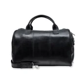 Akcesoria podróżnicze - ORLOVSKY duża czarna torba podróżna ze skóry naturalnej. - miniaturka - grafika 1