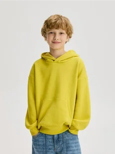 Reserved - Bluza oversize z kapturem - jasnożółty - Bluzy dla chłopców - miniaturka - grafika 1