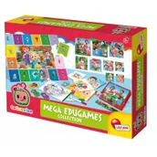 Książki edukacyjne - Cocomelon Mega kolekcja gier edukacyjnych Nowa - miniaturka - grafika 1