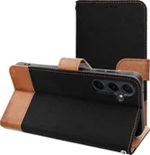 Etui i futerały do telefonów - Kabura JEANS Book do XIAOMI Redmi NOTE 14 4G GLOBAL - 163.25mm x 76.55mm x 8.16mm czarny - miniaturka - grafika 1