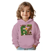 Bluzy dla dziewczynek - BLUZA DZIECIĘCA Z KAPTUREM 67 SIX SEVEN VIRAL 146-152 DLA DZIECKA PREZENT - miniaturka - grafika 1