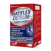 Suplementy naturalne - XENICOPHARMA XENICOPHARMA NATIFLEX OSTEUM 60 KAP - miniaturka - grafika 1