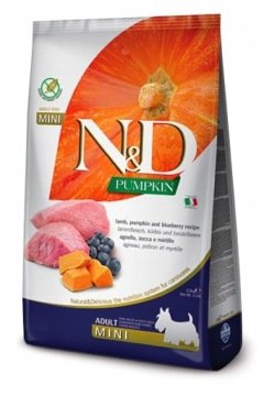 Farmina N&D Grain Free Pumpkin Lamb&blueberry Adult Mini 0,8 kg