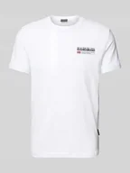 Koszulki męskie - T-shirt z nadrukiem z logo model ‘KASBA’ - miniaturka - grafika 1