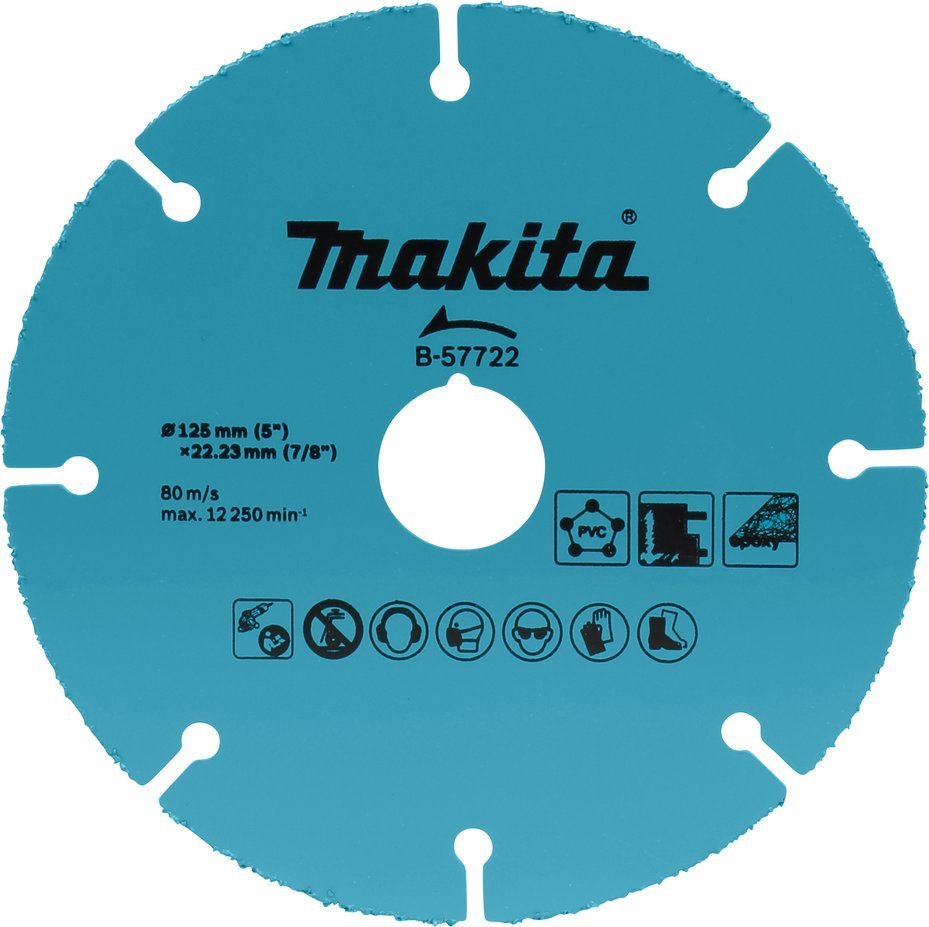 Makita TUNGSTEN CARBIDE GRIT BLADE 125X22.23MM