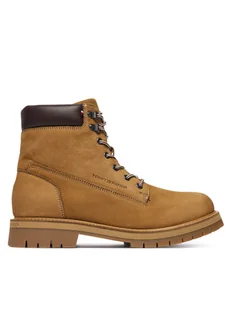 Tommy Hilfiger Trapery Flex Th Outdoor W Nbk Boot FM0FM05563 Brązowy - Botki męskie - miniaturka - grafika 1