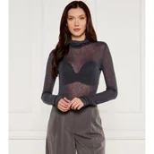 Swetry damskie - Patrizia Pepe Wełniany golf | Slim Fit - miniaturka - grafika 1