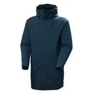 Płaszcze męskie - Męski płaszcz HELLY HANSEN MUNICH INS RAIN COAT 53541_597 – Granatowy - miniaturka - grafika 1