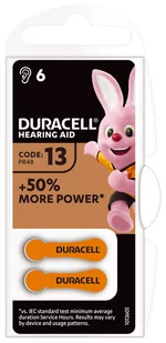 Duracell BATERIA 1.4V DO APARATÓW SŁUCHOWYCH DA13 - Baterie i akcesoria - miniaturka - grafika 1