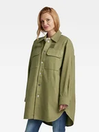 Kurtki damskie - G-Star Raw Kurtka przejściowa D23023-C838-B212 Zielony Oversize - miniaturka - grafika 1