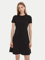 Sukienki - Calvin Klein Sukienka koktajlowa LV044C064G Czarny Slim Fit - miniaturka - grafika 1