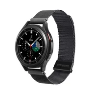 Akcesoria do smartwatchy - Dux Ducis Magnetic Strap pasek do Samsung Galaxy Watch / Huawei Watch / Honor Watch / Xiaomi Watch (22mm band) magnetyczna opaska czarny (Milanese Version) - miniaturka - grafika 1