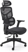 Fotele i krzesła biurowe - Fotel biurowy MACAR czarny HALMAR - miniaturka - grafika 1