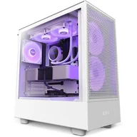 Obudowy komputerowe - Obudowa H5 Flow RGB z oknem Biała - miniaturka - grafika 1