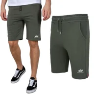 Odzież taktyczna i umundurowanie - Spodenki Alpha Industries Basic SL 116363 142 - Oliwkowe - miniaturka - grafika 1
