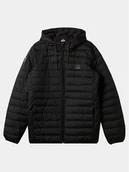 Kurtki męskie - Quiksilver Kurtka przejściowa Scaly Hood Jckt EQYJK04008 Czarny Regular Fit - miniaturka - grafika 1
