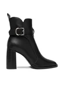 Botki damskie - Badura Botki EO-VIV-1 Czarny - miniaturka - grafika 1