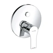 Baterie wannowe i prysznicowe - Kludi Zenta SL bateria wannowo-prysznicowa podtynkowa chrom 486590565 - miniaturka - grafika 1