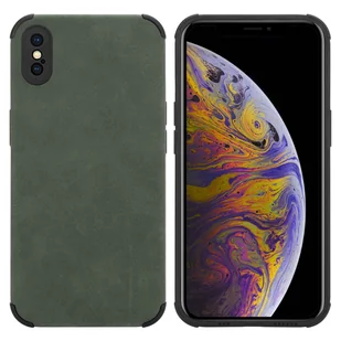Etui Do Apple iPhone XS MAX Pokrowiec w Szmaragdowa Zieleń TPU Silikon Etui Ochronny Obudowa Case Cover Cadorabo - Etui i futerały do telefonów - miniaturka - grafika 1