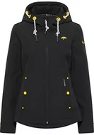 Kurtki damskie - Schmuddelwedda Damska kurtka softshell 34319232, czarna S - miniaturka - grafika 1
