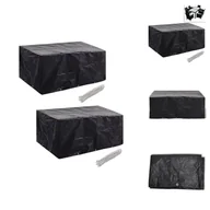 Pokrowce na meble ogrodowe - vidaXL Pokrowce na meble ogrodowe 2 szt. 10 oczek 240x140 cm - Pokrowce ochronne na meble ogrodowe - miniaturka - grafika 1