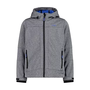 CMP, Kid Jacket Fix Hood, Boy, Nero Mel.-Royal, 164 - Kurtki i płaszcze dla chłopców - miniaturka - grafika 1
