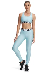 Under Armour Legginsy sportowe w kolorze błękitnym - Spodnie sportowe damskie - miniaturka - grafika 1