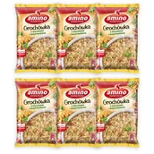 Dania dla dzieci - Amino Zupa błyskawiczna grochówka z boczkiem i majerankiem 65 g x 6 sztuk - miniaturka - grafika 1