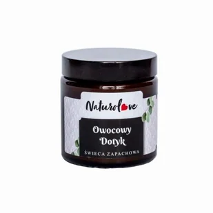 Świeca Sojowa Owocowy Dotyk 120ml NATUROLOVE - Świece - miniaturka - grafika 1