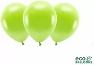 Balony i akcesoria - EKO Balony lateksowe metalizowane zielone jabłuszko - duże - 10 szt. - miniaturka - grafika 1