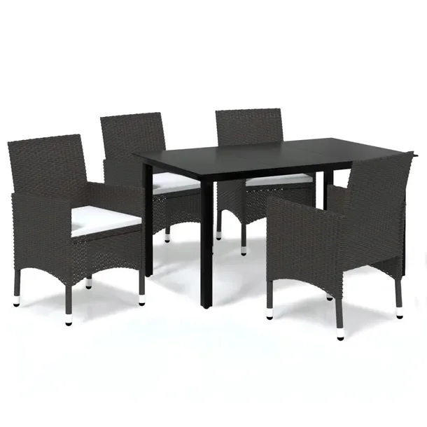 Komplet mebli ogrodowych - Stół 150x90x74 cm, Krzesła 53x58x84 cm, Kolor