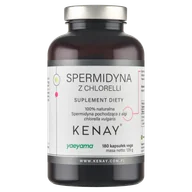 Witaminy i minerały - Kenay Spermidyna z chlorelli, 180 kapsułek - miniaturka - grafika 1