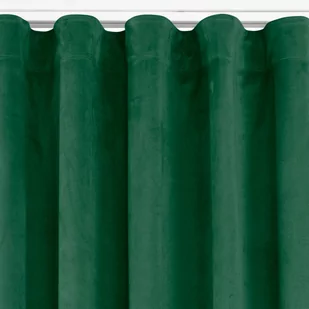 Zasłona VILA kolor butelkowa zieleń styl klasyczny taśma wave transparentna 7 cm velvet 135x245 homede - CURT/HOM/VILA/VELVET/PL - Zasłony - miniaturka - grafika 1